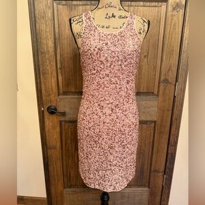 ALICE + OLIVIA PINK SEQUIN DRESS SIZE SMALL
